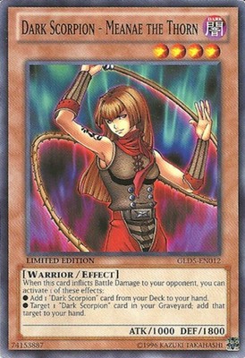 Dark Scorpion - Meanae the Thorn - GLD5-EN012 - Common - Limited Edition - Moder