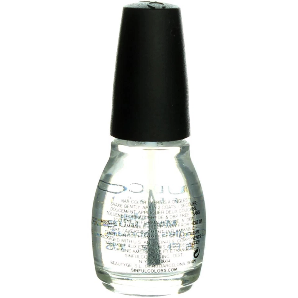 6 Pack Sinful Colors Professional Nail Polish, Clear 1064, 0.5 fl oz - Image 3 of 4