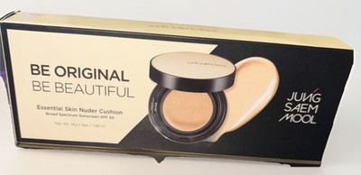 Jung Saem Mool Essential Skin Nuder Cushion Bundle set 14g +(2) Refill #19 Light
