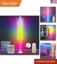 Dynamic 59  RGB Floor Lamp with Remote - Customizable Dimmable Mood Lighting