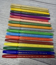 Vintage Pentel Color Pen 18 Colors Fine Point...