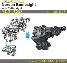 Norden bombsight with reflexsight Metallic Details  MDR48202 skala 1/48