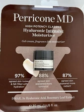 Perricone MD High Potency Classics hyaluronic intensive moisturizer 1oz Sealed
