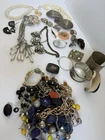 Vintage To Modern Craft & Wearable Jewelry Mixed Lot 2+ Lbs Bakelite