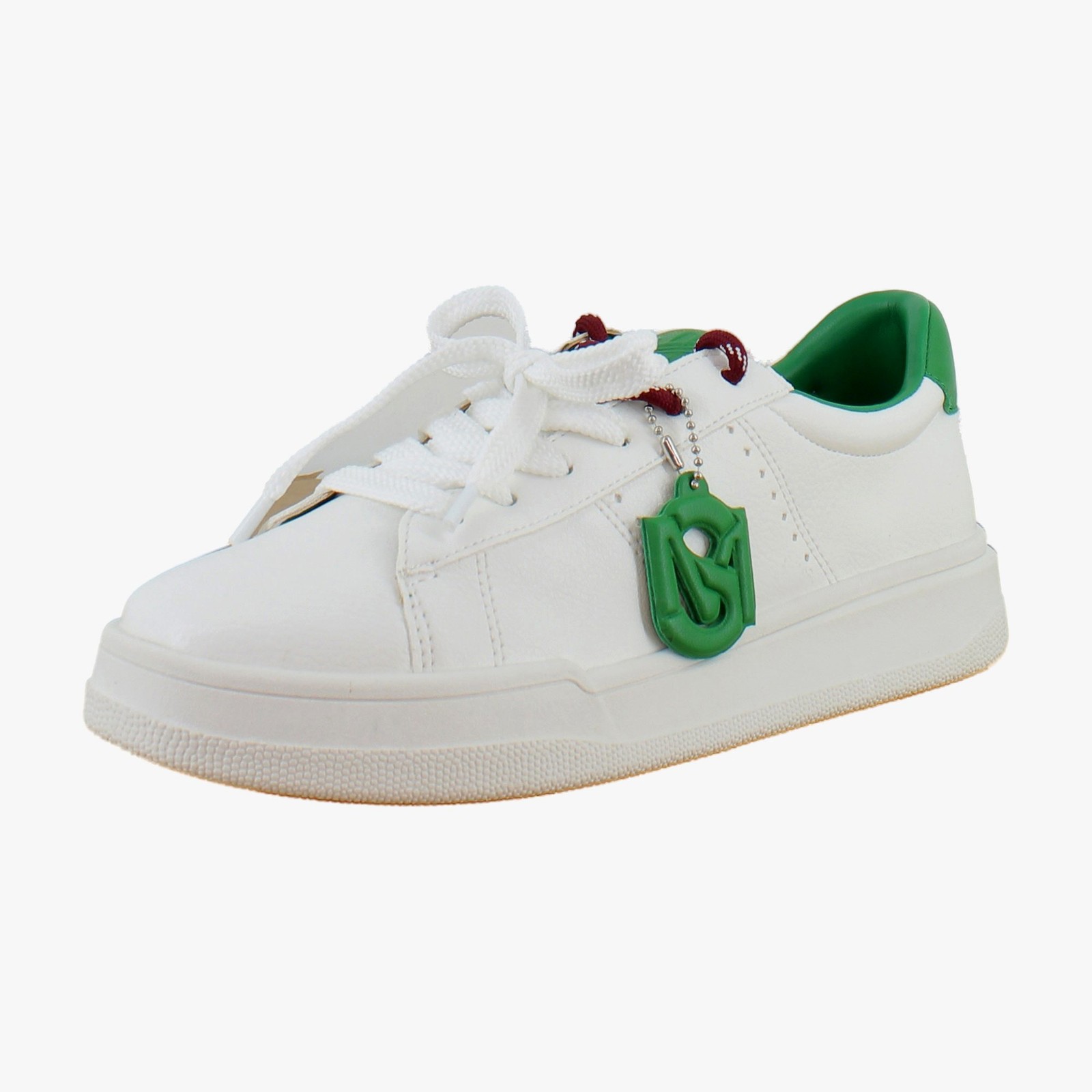 Steve Madden Marvin Womens Fashion Sneakers White/Green