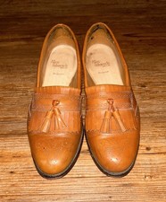 Allen Edmonds Brighton Tan Tassel Loafers Size 12