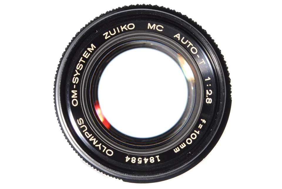 [NEAR MINT] Olympus OM-SYSTEM ZUIKO MC AUTO-T 100mm f/2.8 MF Lens Black  Japan - Image 4 of 4