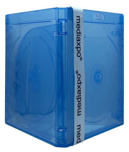 PREMIUM STANDARD Blu-Ray Quad 4 Disc Cases 14MM Lot - Afbeelding 3 van 5