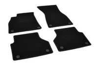 Passgenaue Schwarze Textilmatten Geeignet FüR Audi A6 Ab 2018