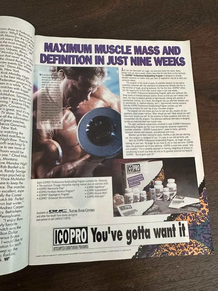 Revista WWF Junio 1993 Hulk Hogan Wrestlemania IX De Colección Coleccionable Macho Man Foto 3 de 4