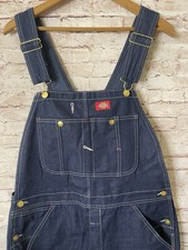 NEW Dickies Men's Coverall Bib Overall Workwear Denim 34 32 83294NB