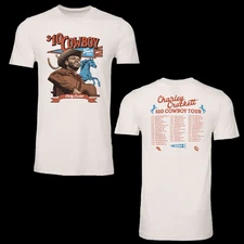 Charley Crockett 2024 $10 Cowboy Tour Tee Gift For Fans Reprint All Size C71.21
