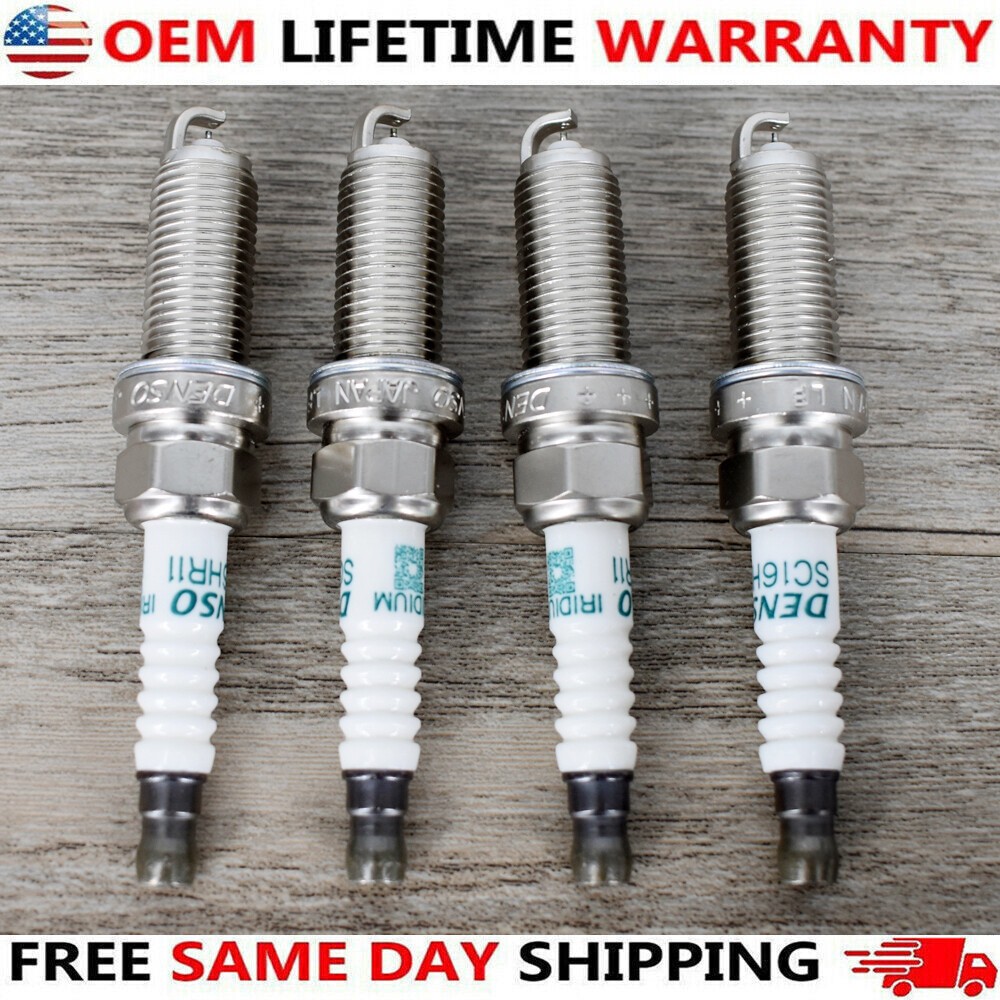 4PCS OEM Denso Iridium Spark Plugs 90919-01275 For SCION LEXUS CT200H USA