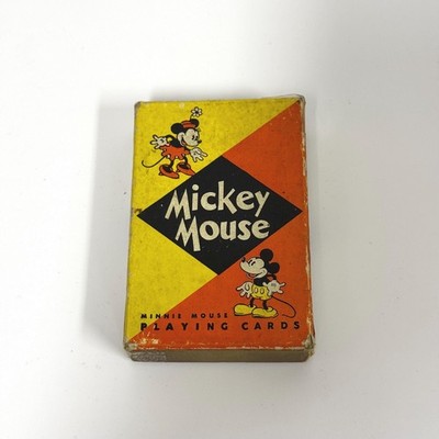 Vintage Minnie Mouse Playing Cards Complete   Disney Collectible