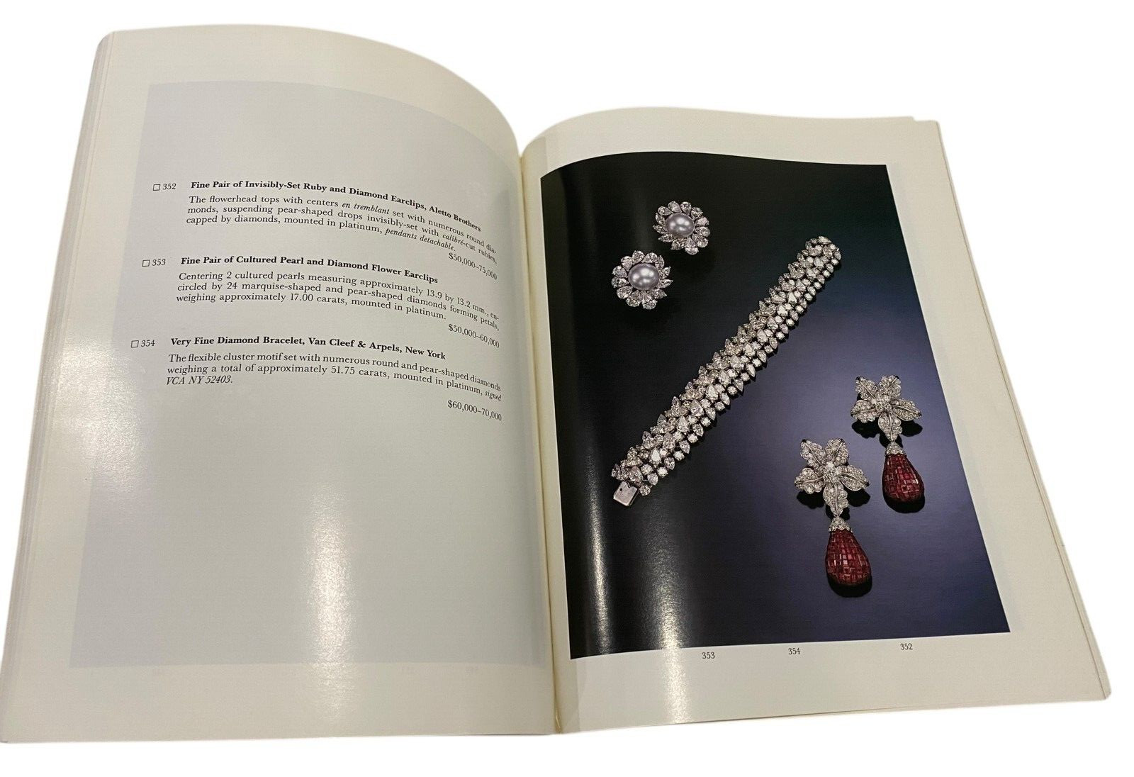 Sotheby's New York Magnificent Jewelry Auction Catalog April 18 & 19 1988