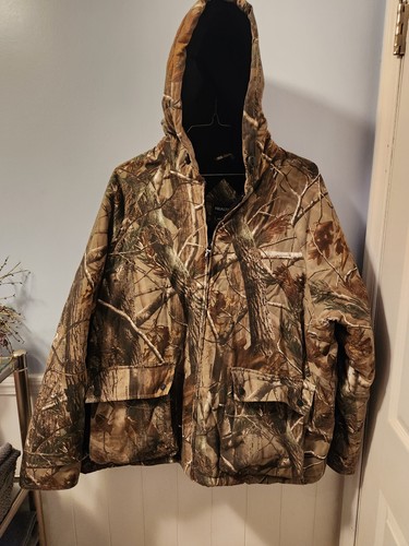 Preowned Realtree Camouflage 2XL Hoodie With Full Zipper Front Two Front Pocket  - Picture 1 of 5