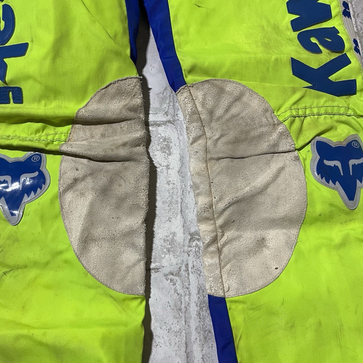 VINTAGE FOX RACING KAWASAKI MOTO-X MENS MOTOCROSS PANTS BLUE 30