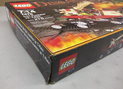 LEGO Dino Attack 7476 Iron Predator vs. T-Rex NEW! Tank Firing