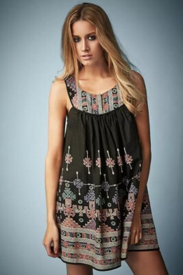 TopShop Kate Moss Sun Kleid UK10 EUR38 US6 Neu mit Etikett RRP £60