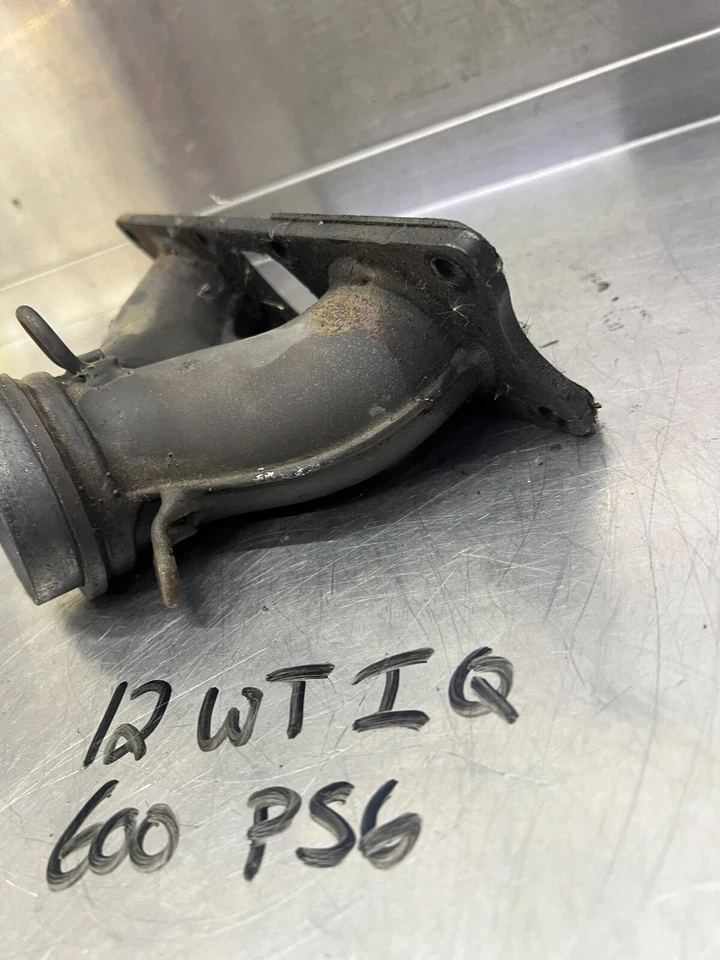 12 10 09 Polaris 600 Dragon IQ CFI Widetrack Exhaust Manifold Y-Pipe 1261638-029 - Image 3 of 4