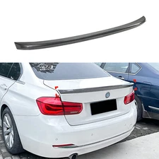 For BMW 3 Series F30 2013-2019 318i 320i Rear Trunk Spoiler Splitter Wing Kit