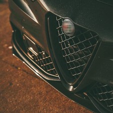 Kühlergrill Grill Front passt für Alfa Romeo Giulia 952 glanz schwarz