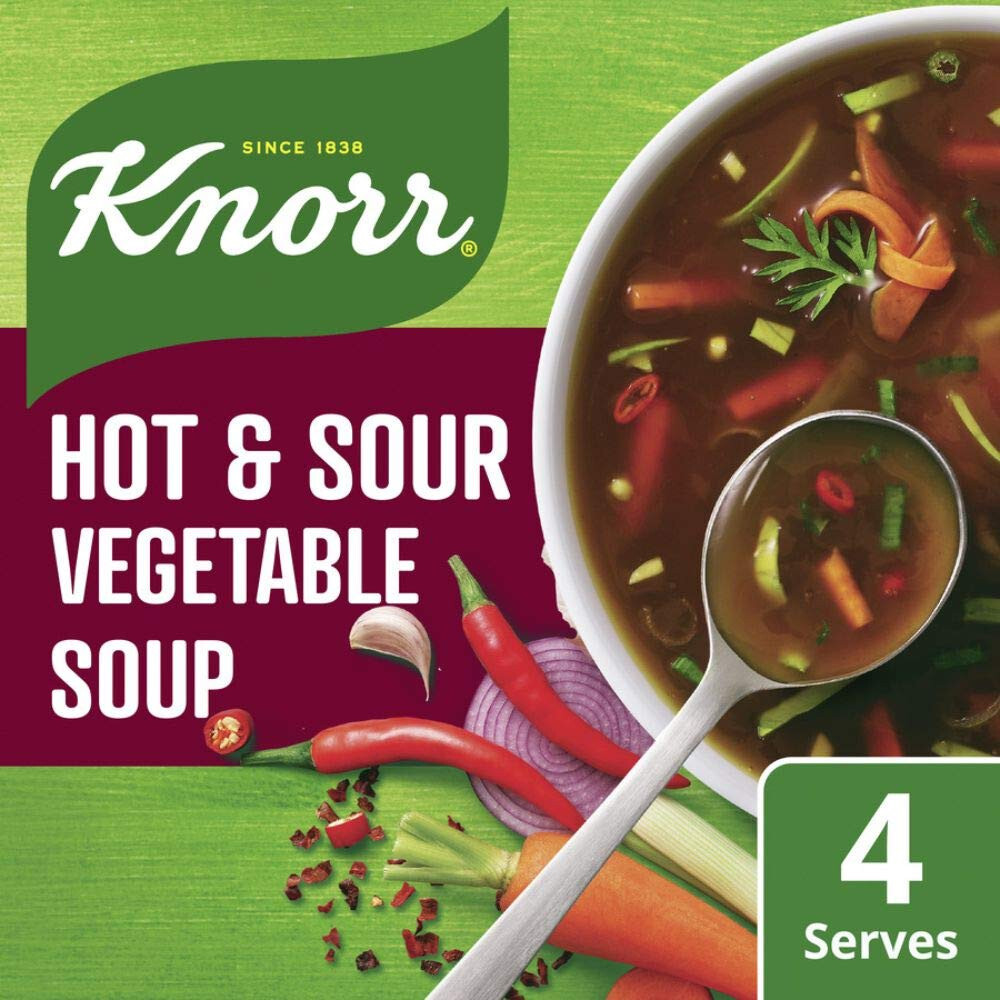 Knorr Classic Hot and Sour Soup With Real Vegetables , 41g/43g (Weight
