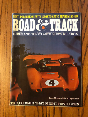 Road & Track Feb 1968 Turin And Tokyo Auto Show Reports McLaren