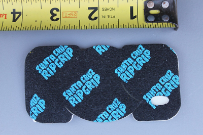 RIP GRIP Santa Cruz Skateboard Black Blue Tiki 80s Vintage