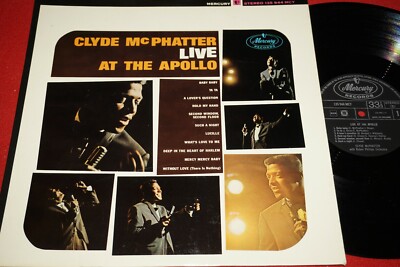 CLYDE McPHATTER Live At The Apollo / Dutch LP 1969 MERCURY 135944 MCY