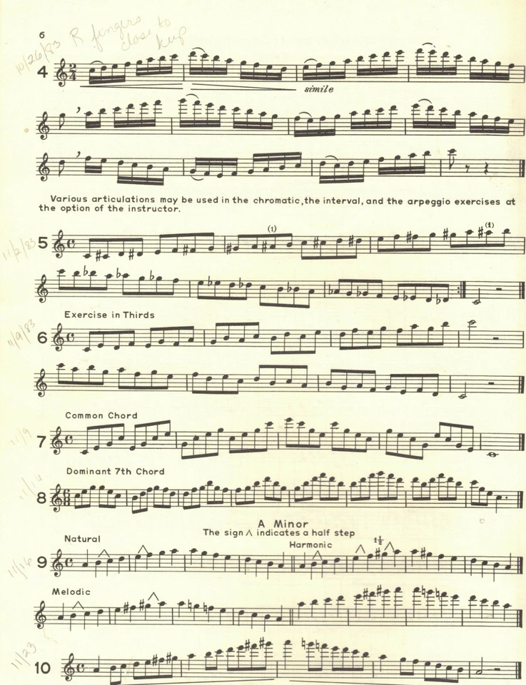 Flute Rubank Advanced Method Vol 1 Sheet Music Lesson Book - Image 2 of 3