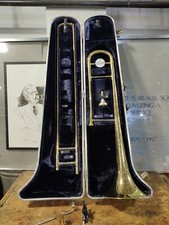 Vintage Conn Slide Trombone w/ Hard Case and Mouthpiece Untested