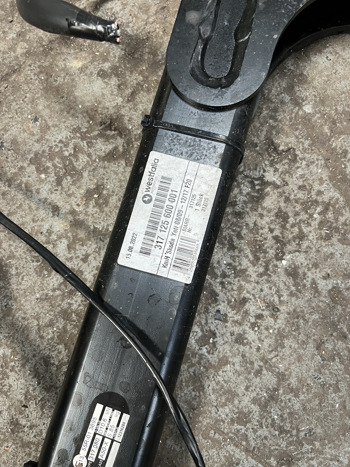 2009+ SKODA YETI TOW BAR Towbar Module Electrics Westfalia NO HITCH eBay