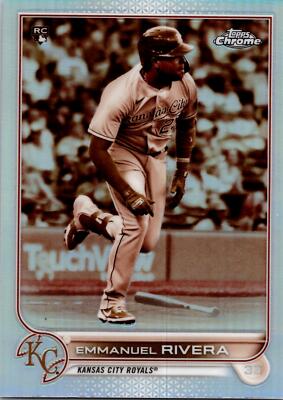 2022 Topps Chrome #164 Emmanuel Rivera Sepia Refractor