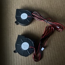 2-Pack 50Mm X 15Mm Blower Fan 12V 5015 Dual Ball Bearing DC Brushless Cooling Tu