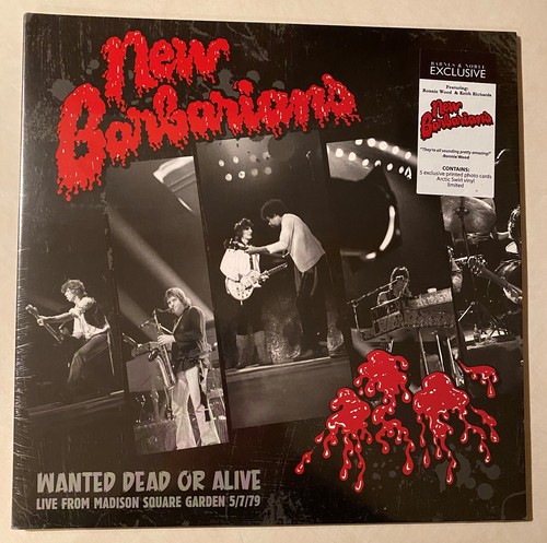 NEW BARBARIANS Wanted Dead or Alive Keith Richards ARCTIC SWIRL vinyl NEW LP - Picture 1 of 4