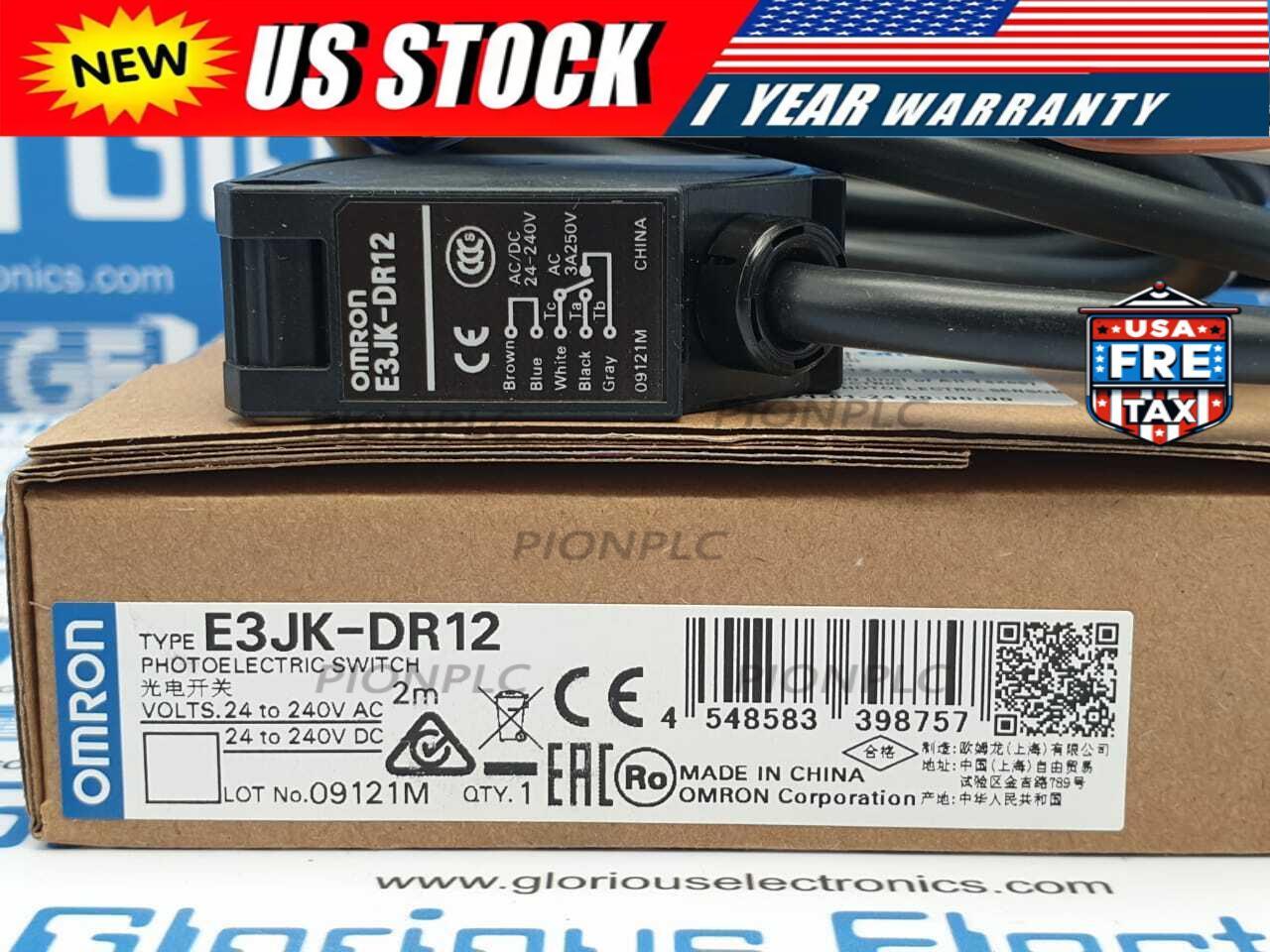 1pc Omron Photoelectric Switch E3JK-DR12 New In Box Fast Shipping  US Free TAX