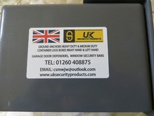 SHIPPING CONTAINER BOLT ON LOCK BOX LEFT HAND OPENING DOOR SECURITY