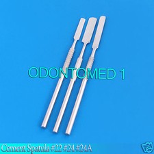 3 Pc Cement Spatula 22 24 24A Dental Instruments