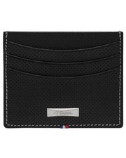 S.t. Dupont Unisex Credit Card Holder Defi Light Perforated Black Leather 170406