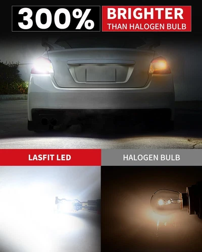 LASFIT LED Reverse Back Up Light Bulb 921 912 W16W T15 906 916 Super White 6000K - Picture 2 of 11