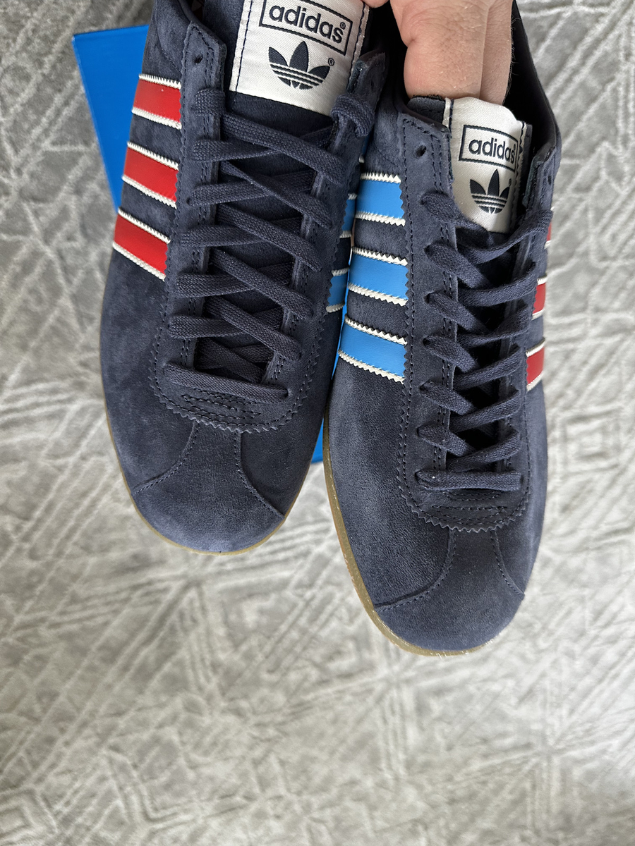Adidas Gazelle SNEAKERS Vintage SOCCER 'World Cup Moments Blue & Red SIZE  US 9.5 | eBay