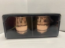 NEW Moscow Mule 20oz Copper Plated Mug Set of Two Share It In Style