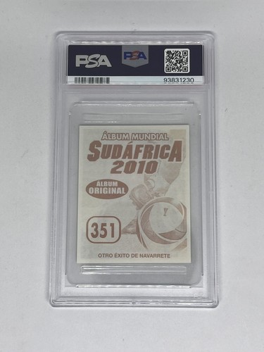 2010 Navarrete South Africa World Cup FIFA #351 RONALDINHO Brazil PSA 9 Pop 1 - Picture 2 of 2