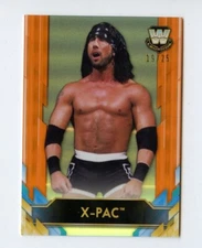 A929 X-PAC 2020 TOPPS WWE LEGENDS ORANGE REFRACTOR 19/25 BIG LEGENDS RARE SP