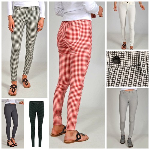 UNIQLO Gingham Check Dogtooth Jeggings 