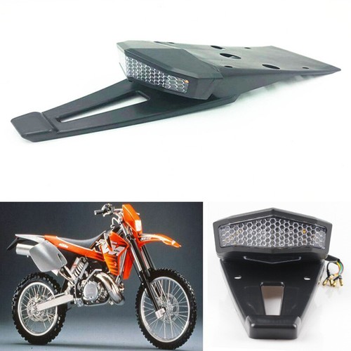 Motorcycle Rear Fender Tail Light Dirt Bike 12 to 15V LED Taillight Brake St _yi - Picture 6 of 8