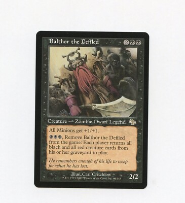 Balthor the Defiled Judgment NM-/LP Magic the Gathering MTG 1 | eBay