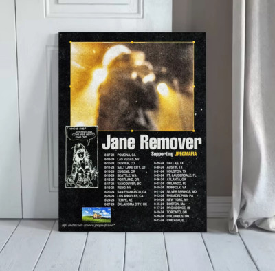 Jane Remover Tour 2024 Poster, Home Decor, REPRINT