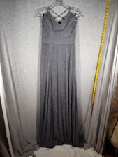 Show Me Your MuMu Dress Womens Large Shimmery Maxi Godshaw Goddess Gown